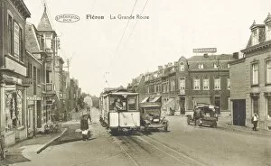 Images Dated 24th March 2011: The Main street at Fleron, France