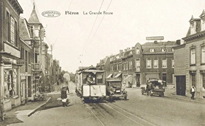 Images Dated 24th March 2011: The Main street at Fleron, France
