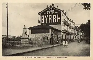 Algerian Prints: Main Street, Fort National (Larbaa Nath Irathen), Algeria