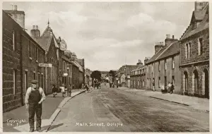 1932 Prints: Main Street, Golspie, Sutherland, Highland, Scotland
