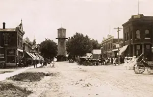 Mound Prints: Main Street, Grand Mound, Iowa, USA