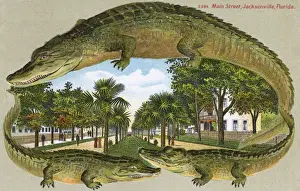 Main street, Jacksonville, Florida, USA