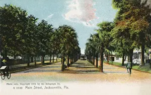Lanes Prints: Main Street, Jacksonville, Florida, USA