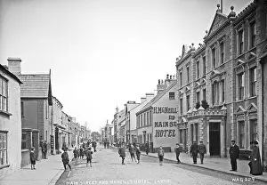 Larne Prints: Main Street and Mcneills Hotel, Larne