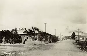 Hotels Collection: Main Street, Que Que, Southern Rhodesia (Zimbabwe)
