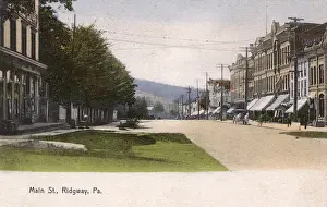 Main Street, Ridgway, Pennsylvania, USA