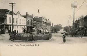 Telegraph Collection: Main Street, Salisbury, North Carolina, USA