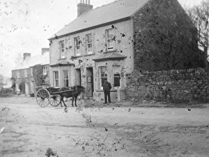 Main street and shop, St Davids, Pembrokeshire, South Wales