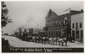 Main Street, Susanville, Lassen County, California, USA