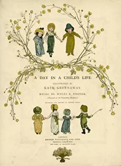 Butter Cup Collection: Main title page design, A Day in a Childs Life