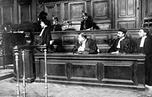 Images Dated 13th January 2005: Maitre Helene Miropolsky, French Court of Assizes, 1910