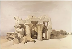 Roberts Prints: The majestic remains of Kom Ombo Date: 1846