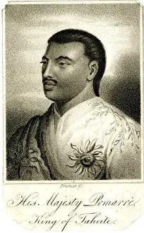 His Majesty Pomarre, King of Taheite (Tahiti)