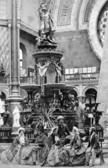 Exposition Collection: The Majolica Fountain at the 1862 International