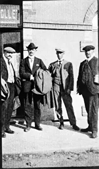 Wilbur Prints: Major Baden-Powell, H Rolls, Wilbur Wright, Frank Hedges But