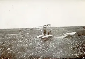 Major Baden-Powell in his ?Quadruplane? of 1909 at Dagenham
