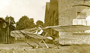 Major Baden-Powell in his Scout monoplane (The Midge) du?