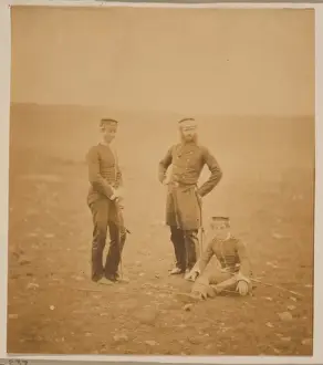 Daniels Prints: Major Daniels & officers