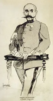 Dreyfus Prints: Major Esterhazy / Sketch