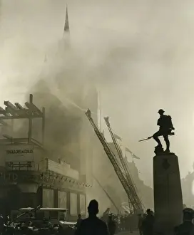 Holborn Prints: Major fire at Prudential Assurance Building, High Holborn