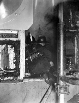 Major fire, Smithfield Poultry Market, London Major fire, Smithfield Poultry Market, London