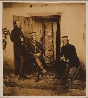 Dacres Prints: Major General Sir R. Dacres, Captain Hamley & Colonel Adye