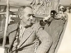 Schlesinger Prints: Major A M Miller in the cockpit