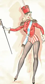 Dressmaking Prints: Majorette - Murrays Cabaret Club costume design