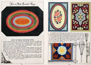 Decorate Prints: How to make braided rugs