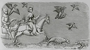 Raptor Prints: How to make your new falcon fly. Engraving after