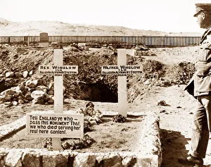 Makeshift Prints: Makeshift graves in Stettin WW1