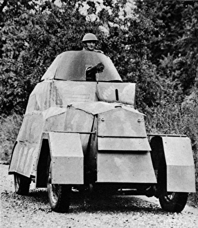 Images Dated 7th September 2016: Makeshift Home Guard Tank