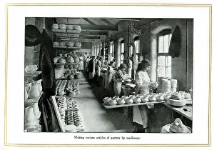 Making articles of pottery by machinery, Alfred Meakin