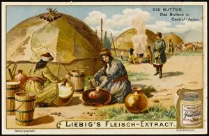 Making Butter, Asia