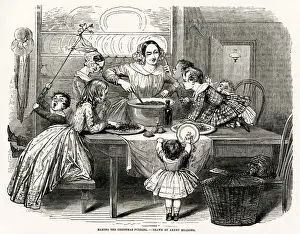 Stirring Prints: Making the Christmas plum-pudding 1850
