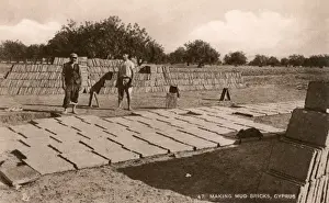 Drying Prints: Making Mud Bricks, Cyprus
