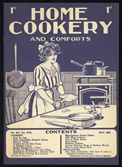 House Wife Gallery: Making a Pie 1912