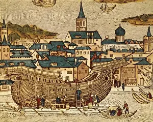 Bernhard Prints: Making a ship in the naval dockyard of Venice