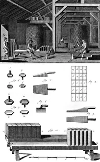 Making Tiles 18th C