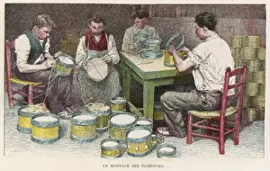 Making Toy Drums 1890