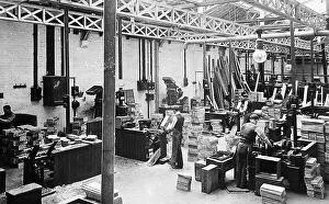 Making wood boxes, Port Sunlight soap factory, Wirral