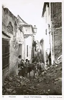 Collapsed Prints: Malaga - Spain - Calle Pintoresca