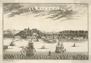 C18th Prints: Malaka, Malaysia C18Th