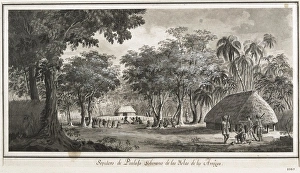 1763 Collection: Malaspina expedition. Tonga islands (1793). Sepulcher