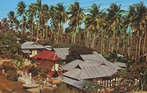 Malay Prints: Malay Kampong, Singapore