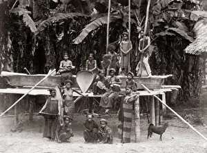 Malay peninsula or Dutch East Indies indigenous group