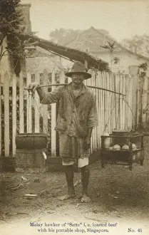 Bare Foot Prints: Malay Seller of Satay Beef