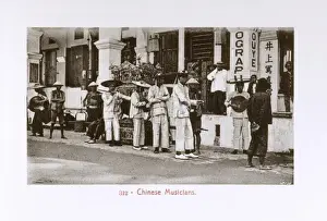 Lumpur Prints: Malaysia - Kuala Lumpur - Street Chinese Musicians