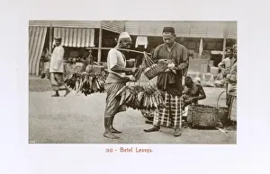 Lumpur Prints: Malaysia - Kuala Lumpur - Street seller of Betel Leaves