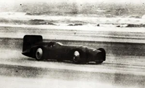 Bluebird Gallery: Malcolm Campbell in Bluebird, Land Speed Record